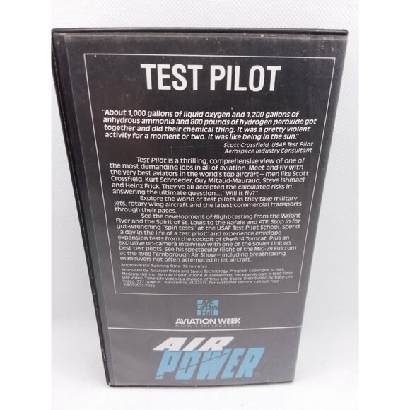 Air Power Test Pilot VHS Aviation Aircraft Airplanes Documentary Time Life - Picture 4 of 7